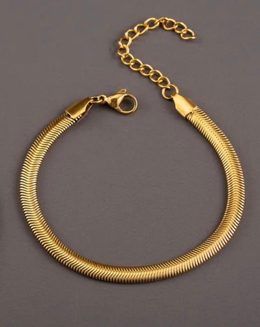 Golden Snake Bracelet