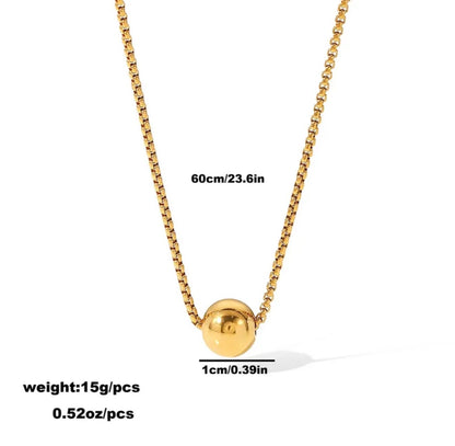 Golden Ball Necklace
