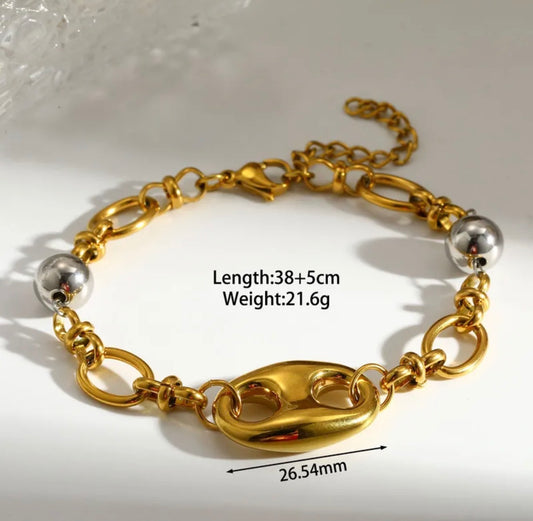 Golden Orbit Bracelet