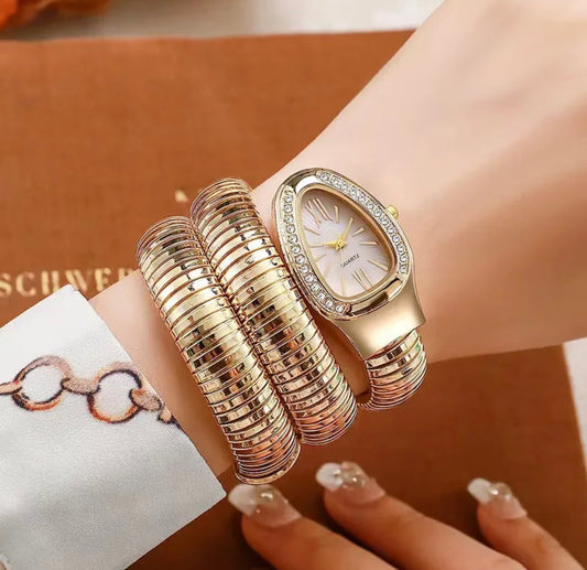 Infinity Golden Watch
