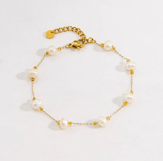 Pearl Chain Bracelet