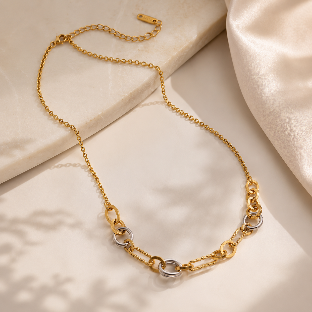 Aurora Two Tone Necklace