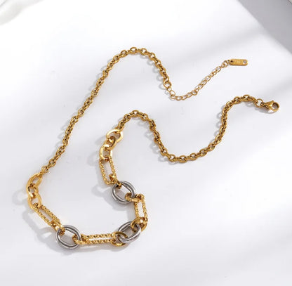 Aurora Two Tone Necklace