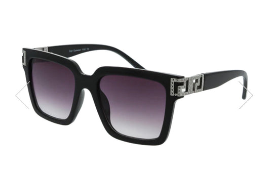 Black and Silver Sunglasses