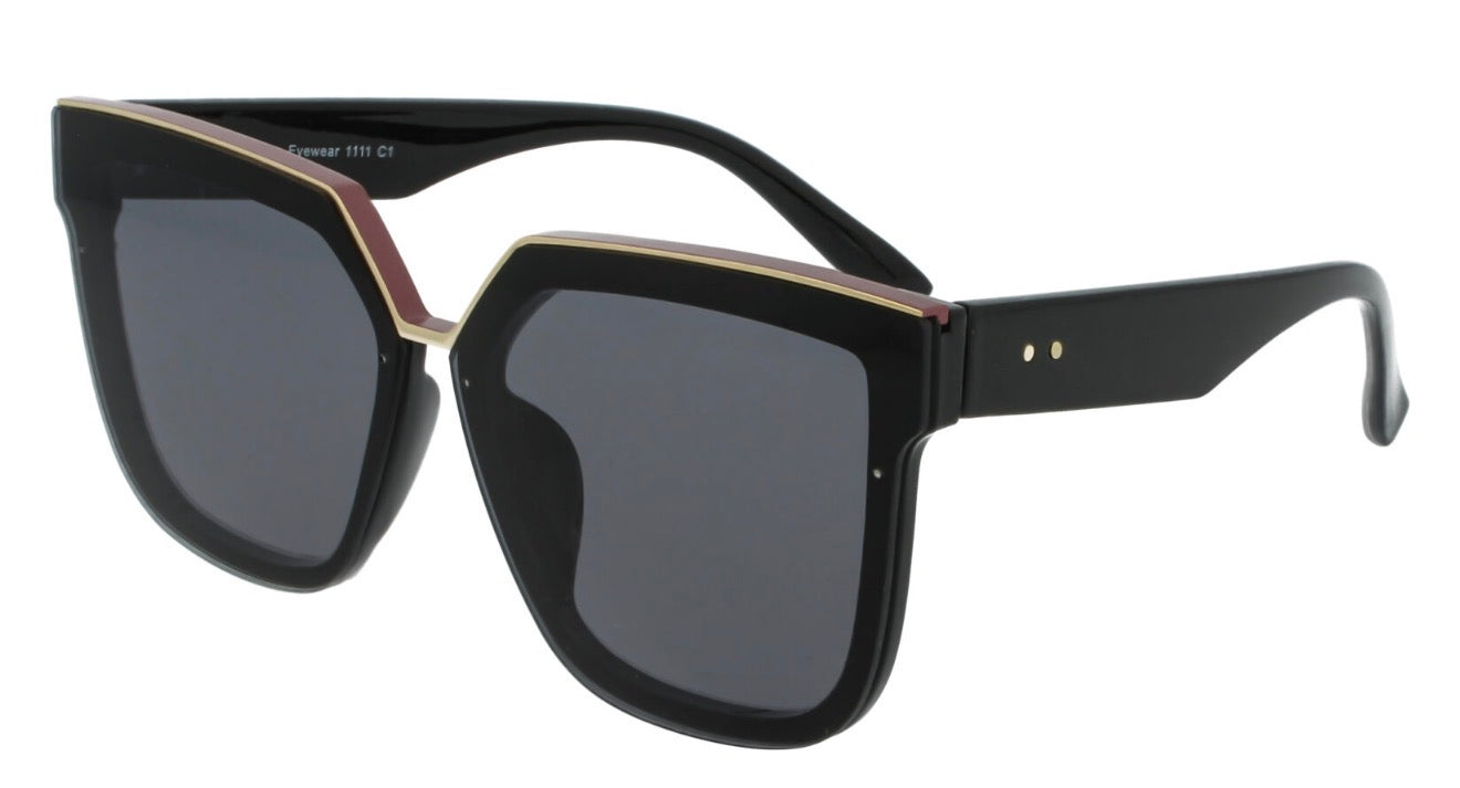Black and Gold Sunglasses