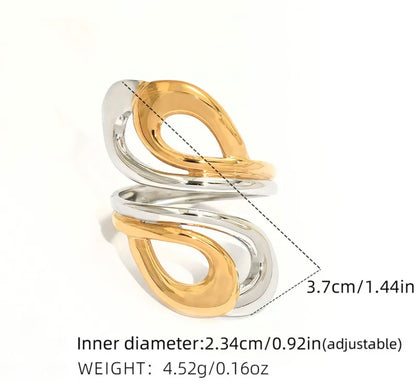 Golden Infinity Ring