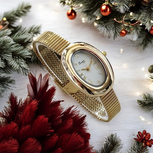 White Queen Golden Watch