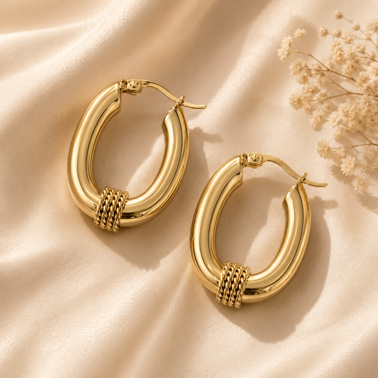 Marbella Golden Hoops