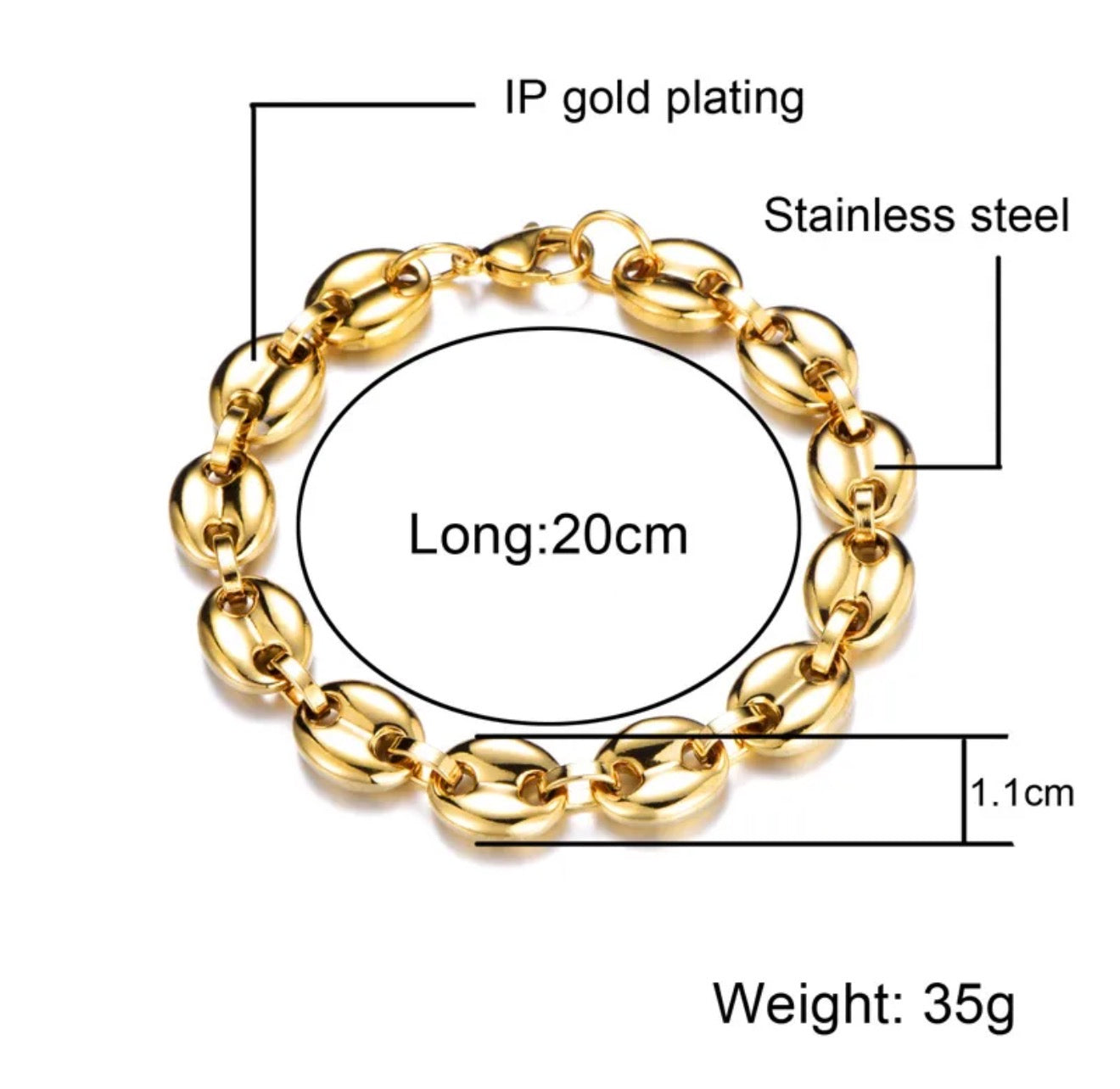 Pulsera Elite Dorada