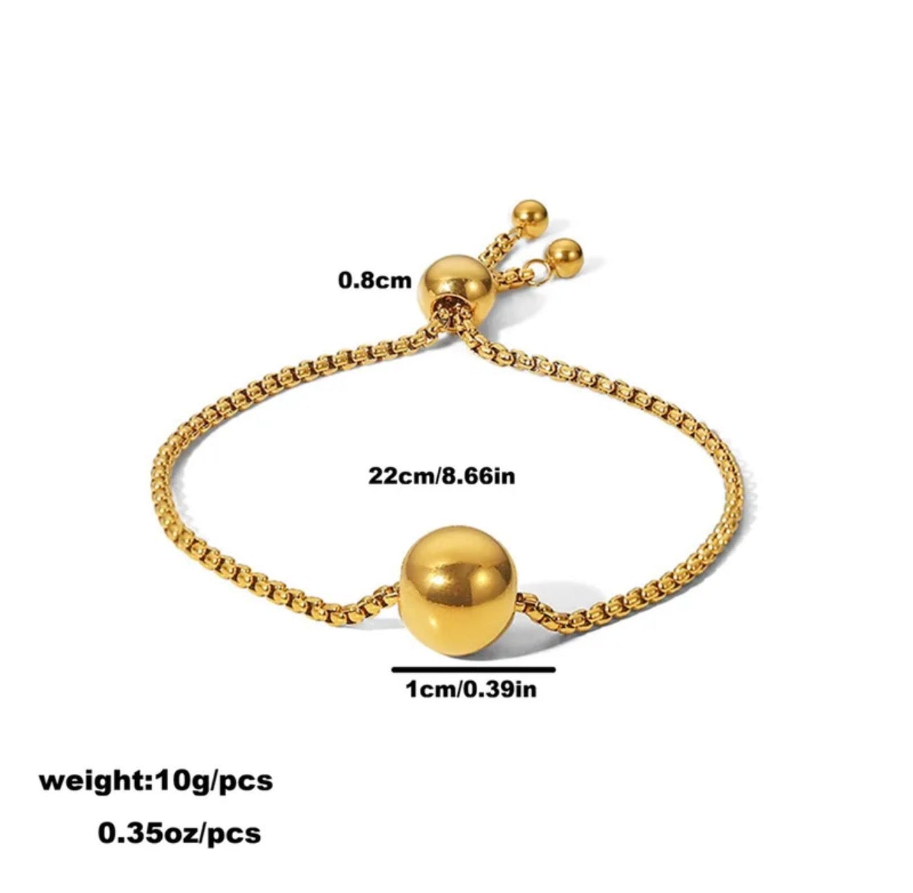 Golden Ball Bracelet