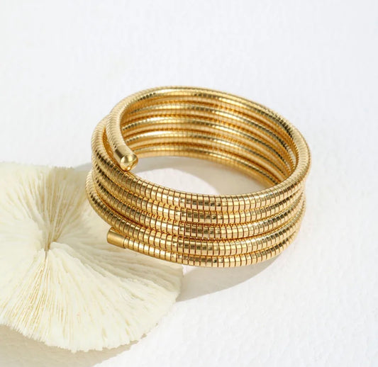 Golden Snake Bracelet