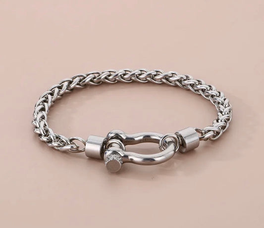 Monarch Rope Silver Bracelet