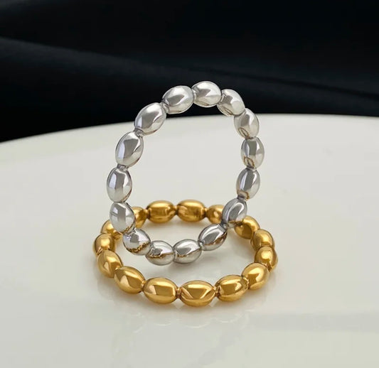 Beaded Ring Set