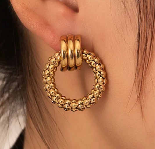 Aurelia Gold Hoop Earrings