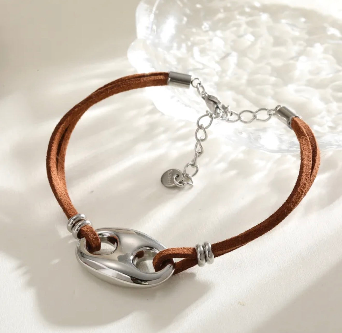 Mocha Luxe Silver Set
