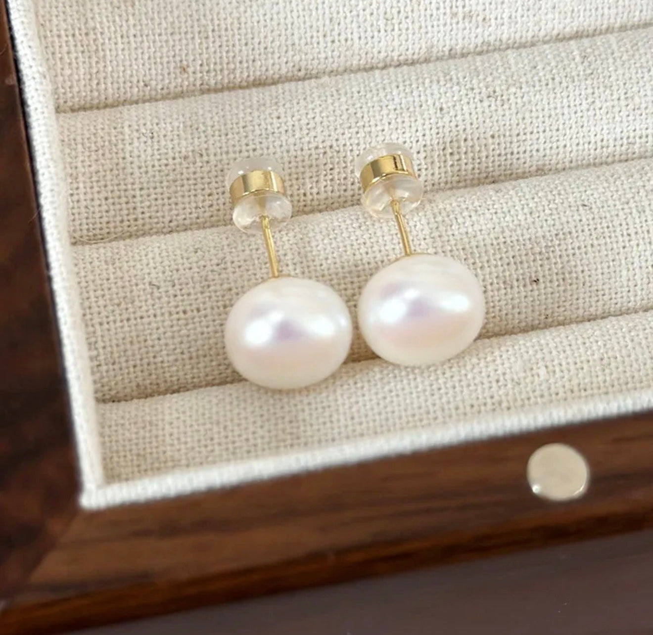 Pearl Stud Earrings