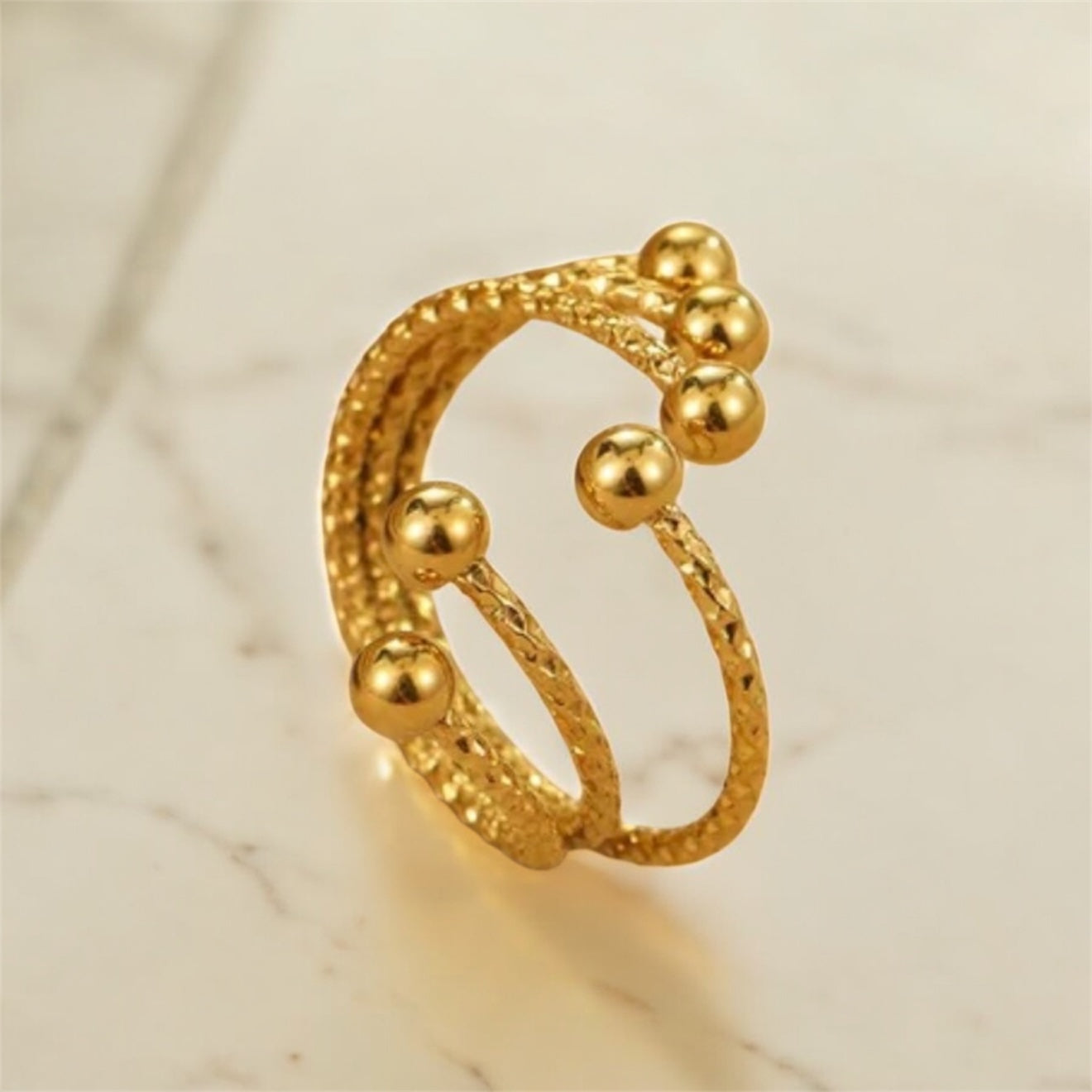 Vibrant Golden Ring