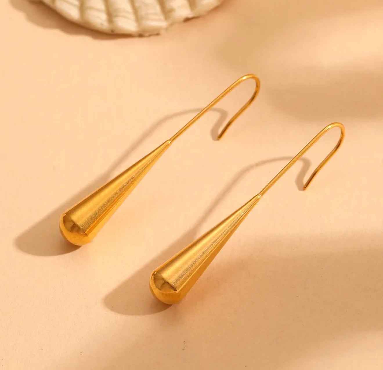 Golden Drop Earrings