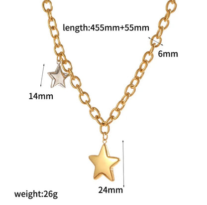 Bicolor Star ⭐️ Necklace