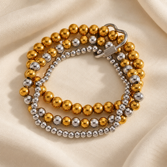Bicolor Trio Bracelets