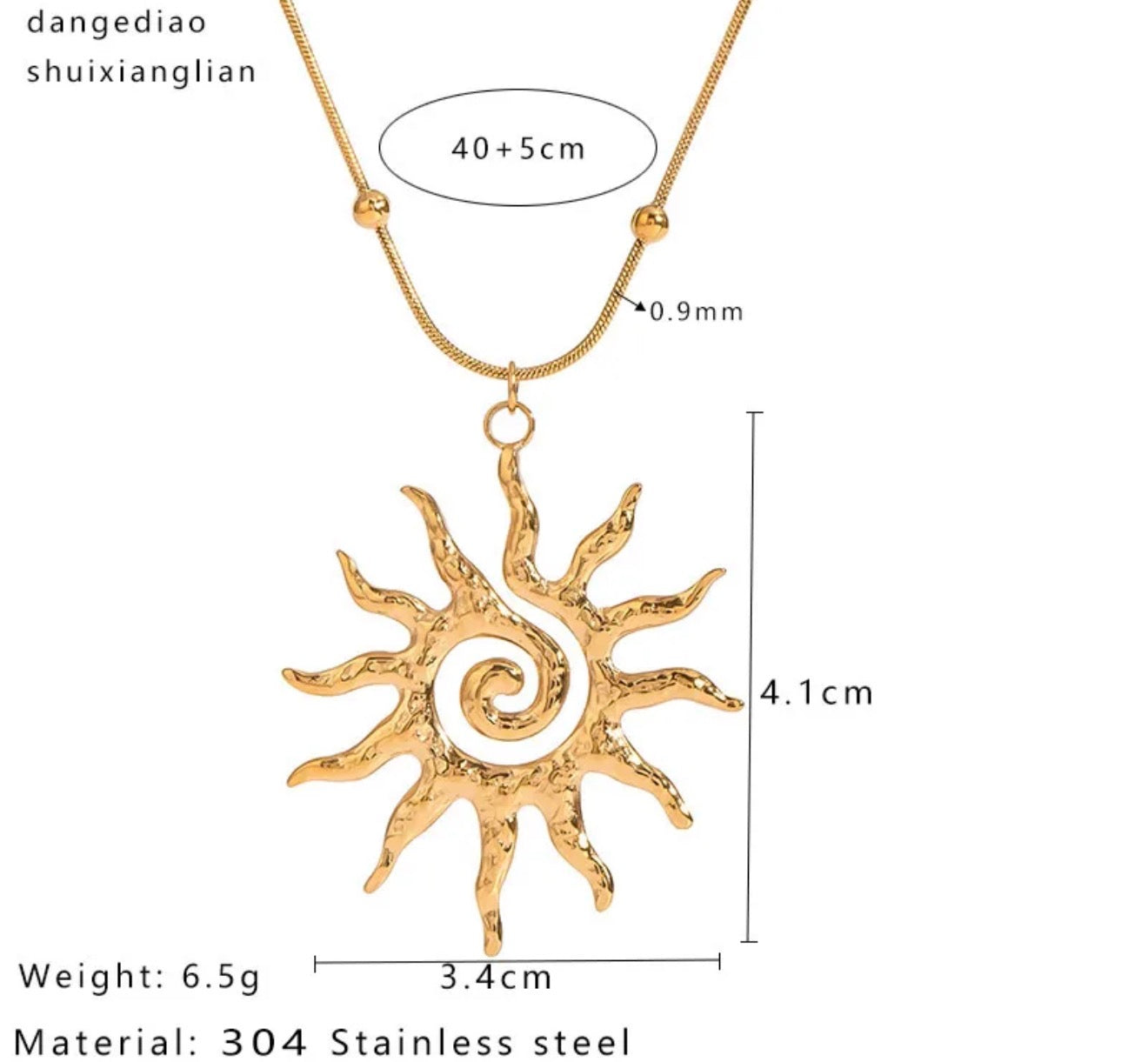 Enchanted Sun Necklace