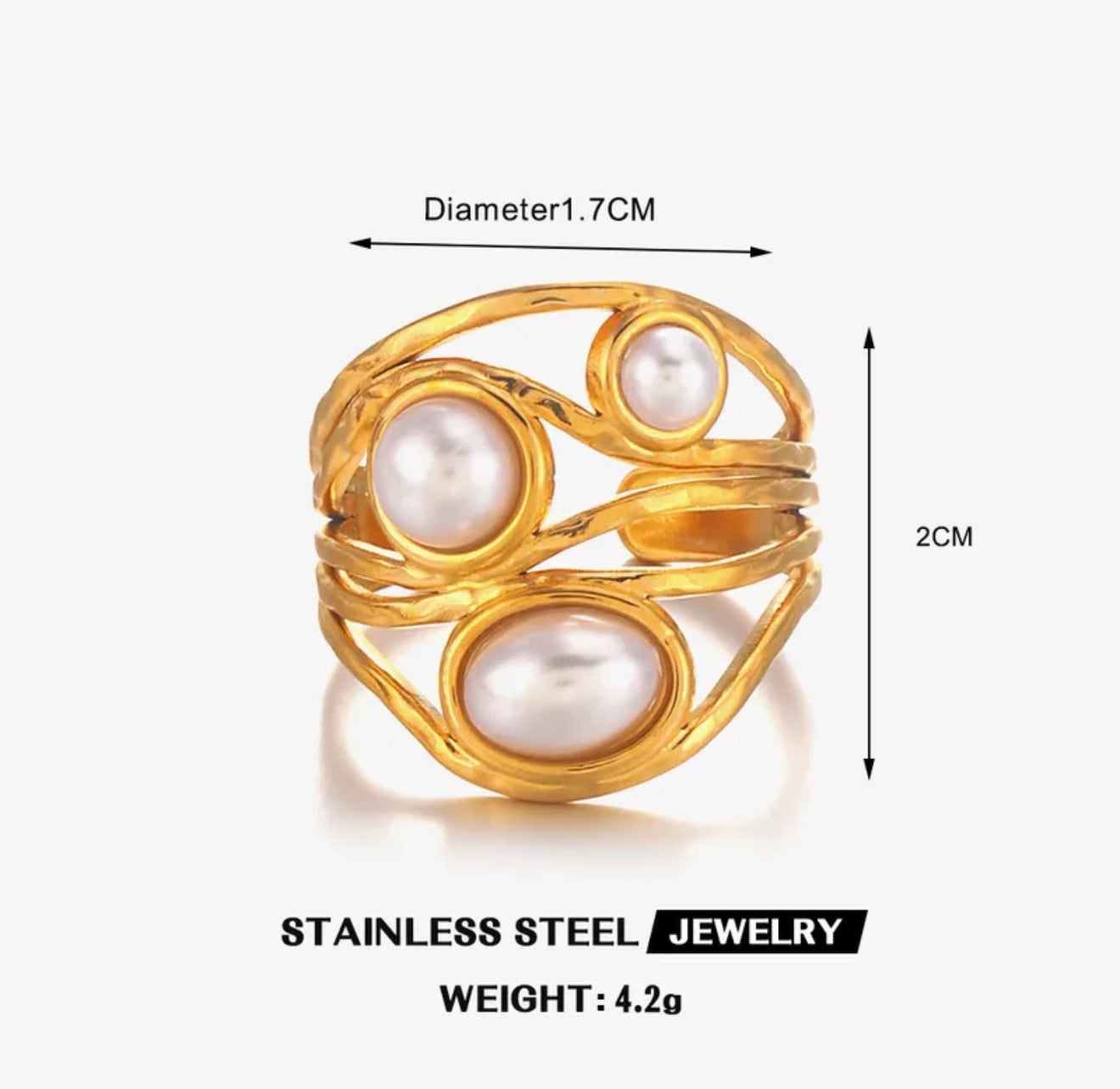 Radiant Pearl Ring