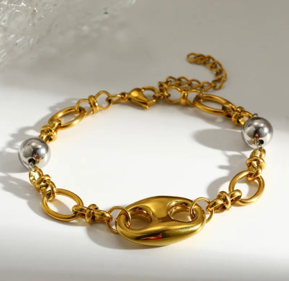 Golden Orbit Bracelet