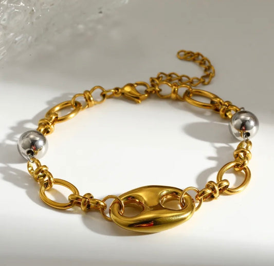 Golden Orbit Bracelet