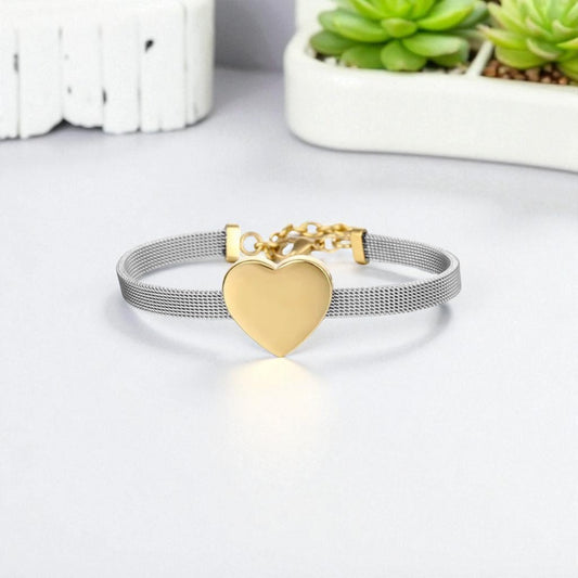Heart Mesh Bracelet