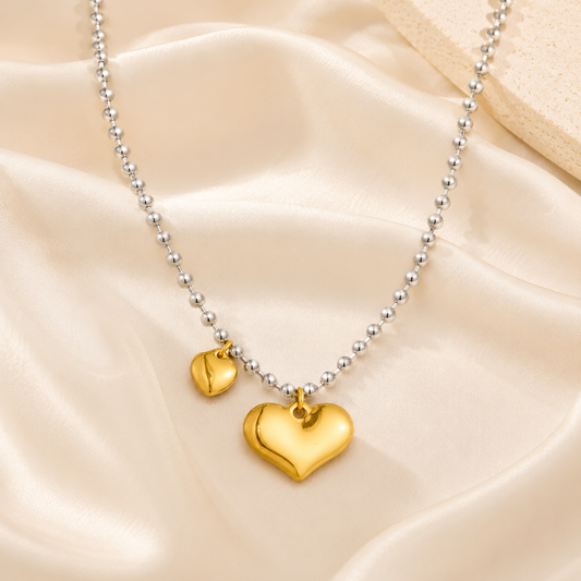 Bicolor Heart Chain
