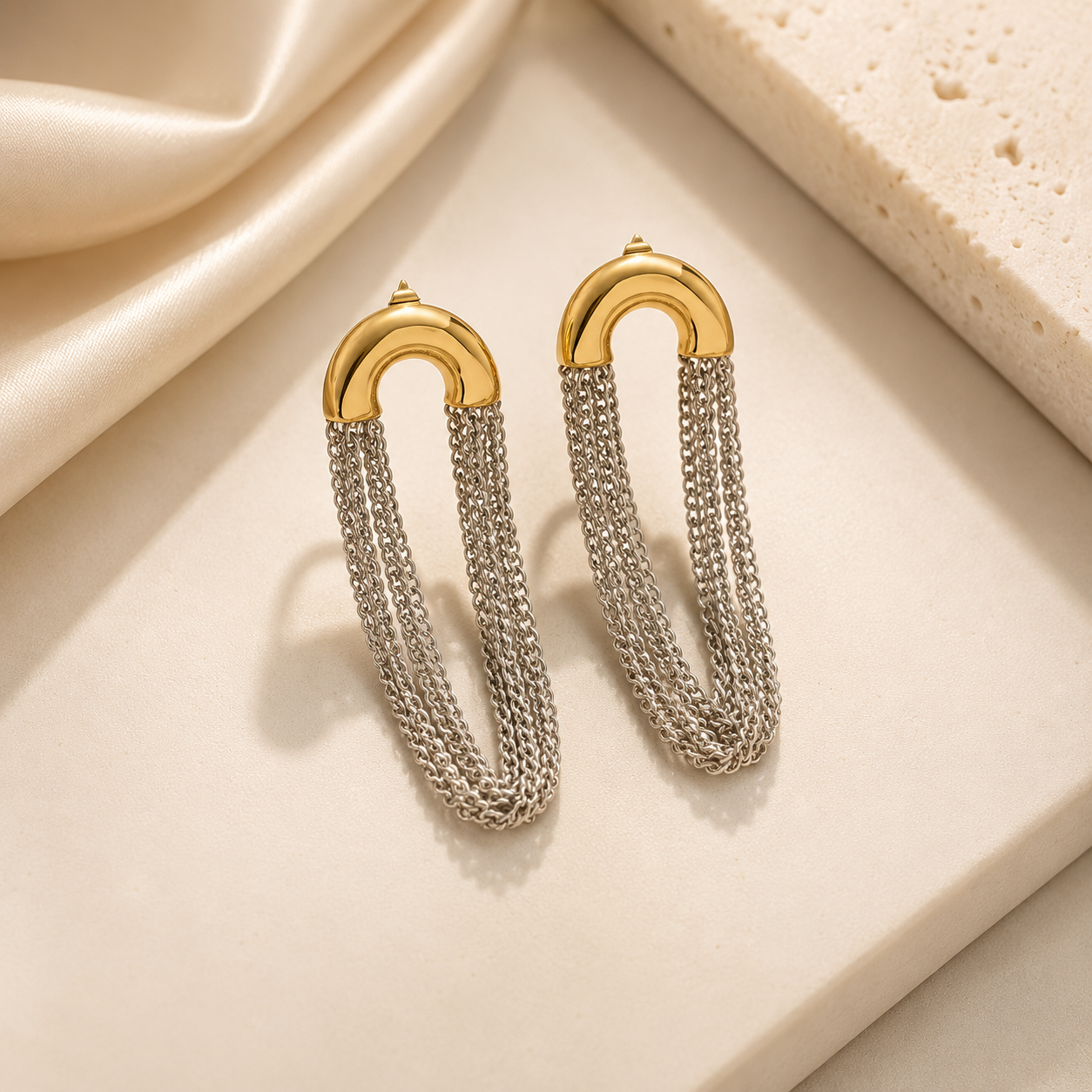 Two Tones Earrings