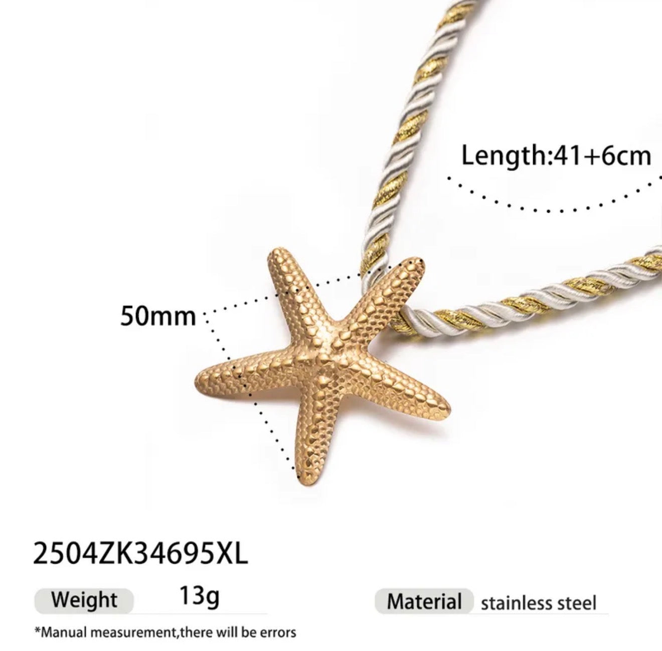 Ocean Luxe Starfish Necklace