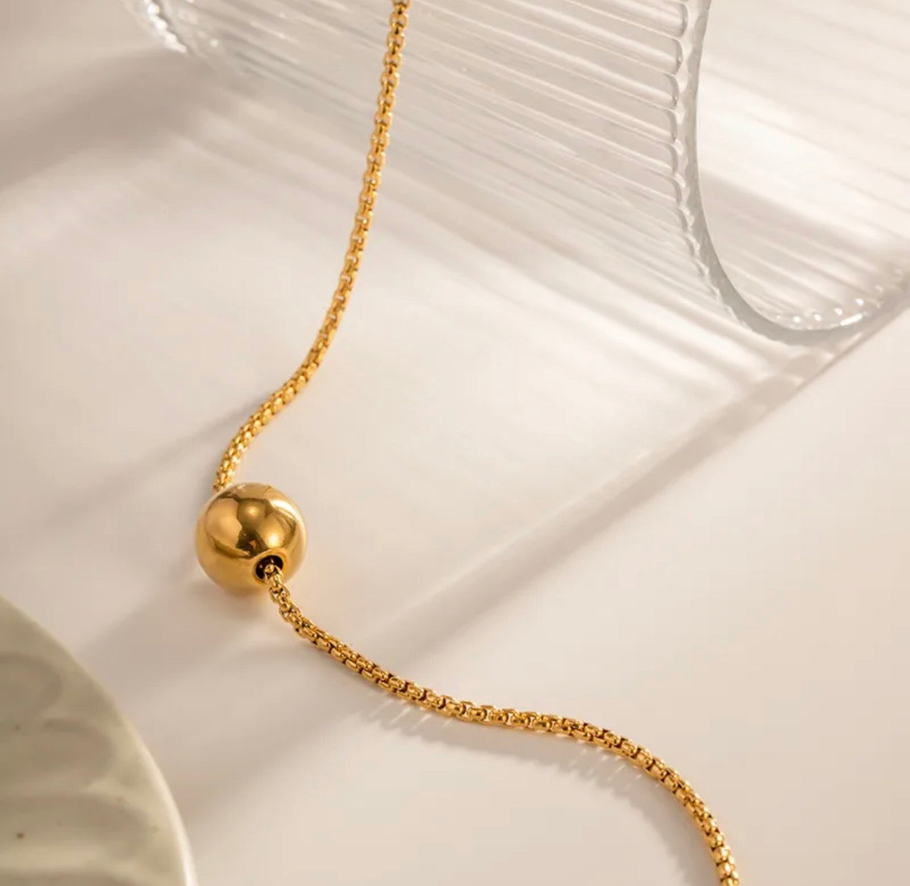 Golden Ball Necklace