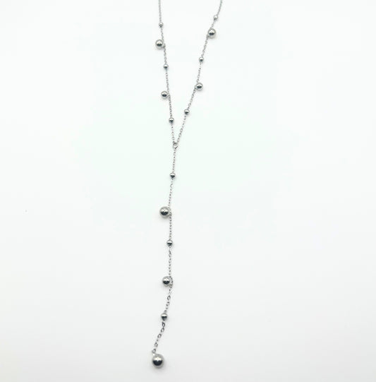 Silver Drops Necklace