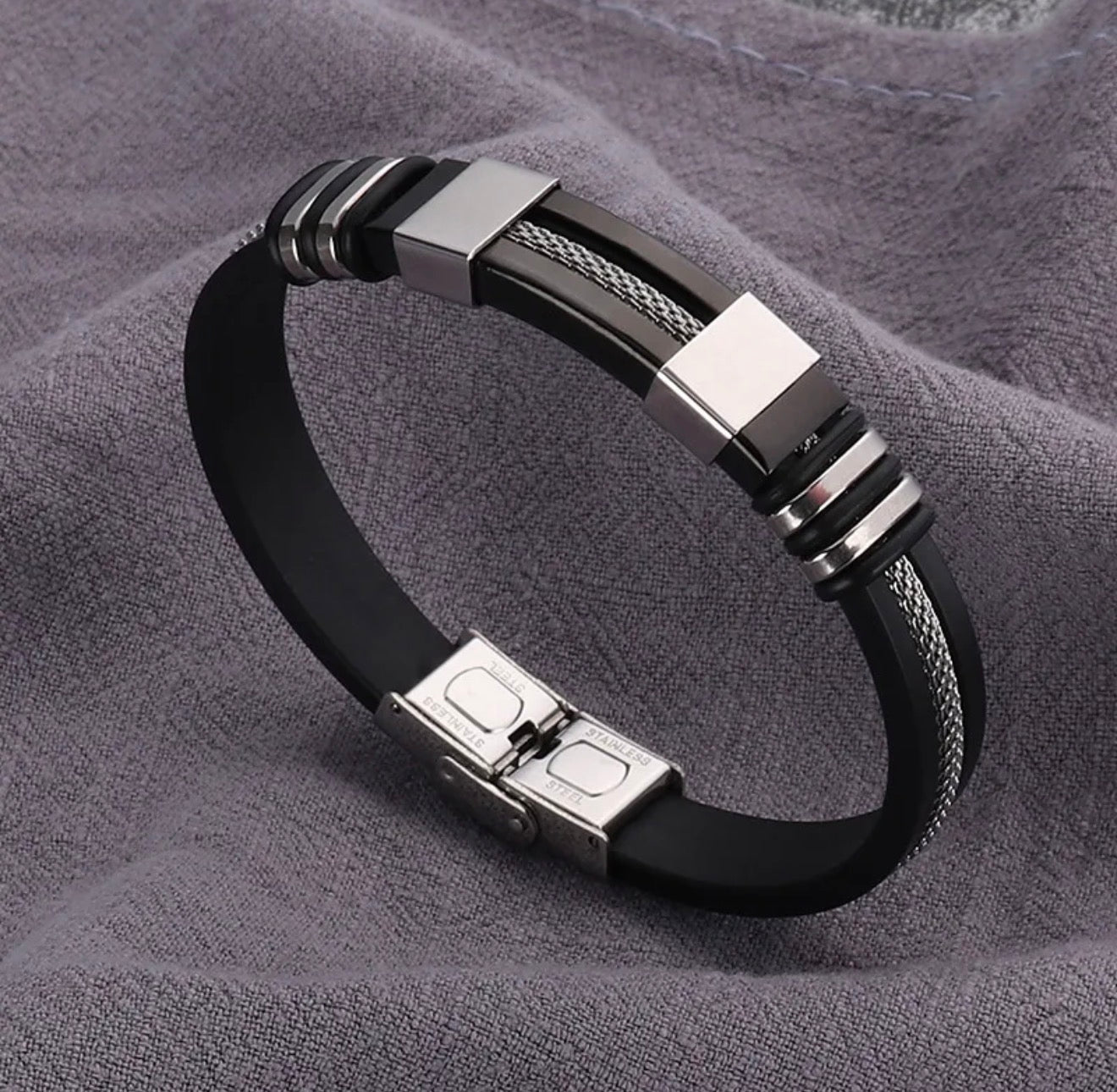 Men Bracelet- Black