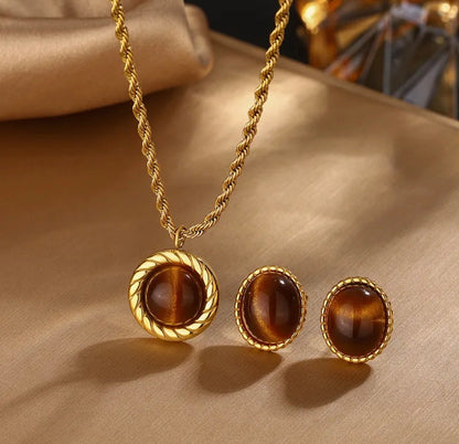 Tiger Eyes Golden Set