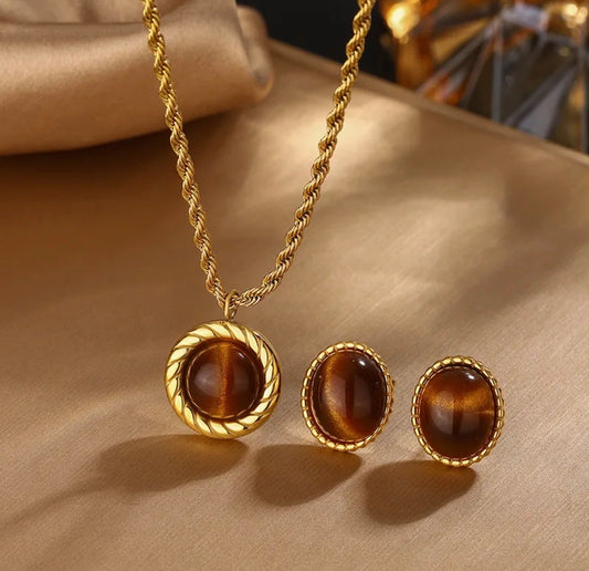 Tiger Eyes Golden Set