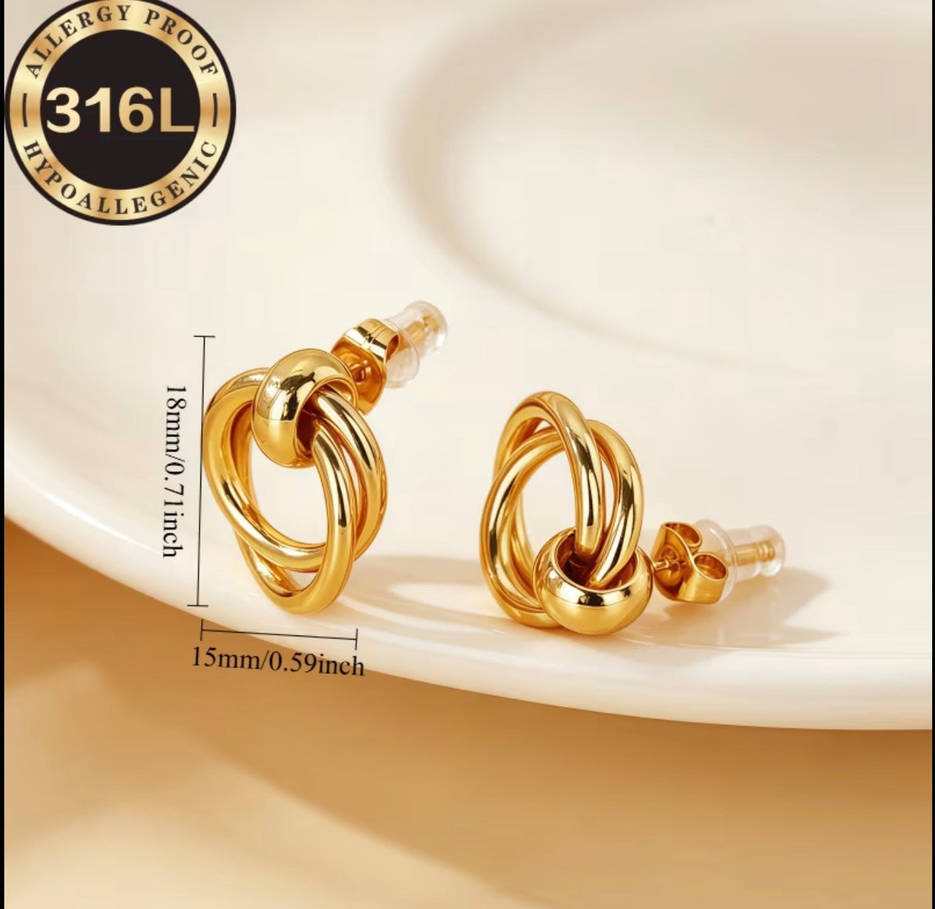 Elena Gold Earrings