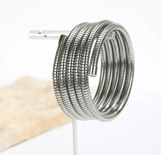 Silver Snake Bracelet