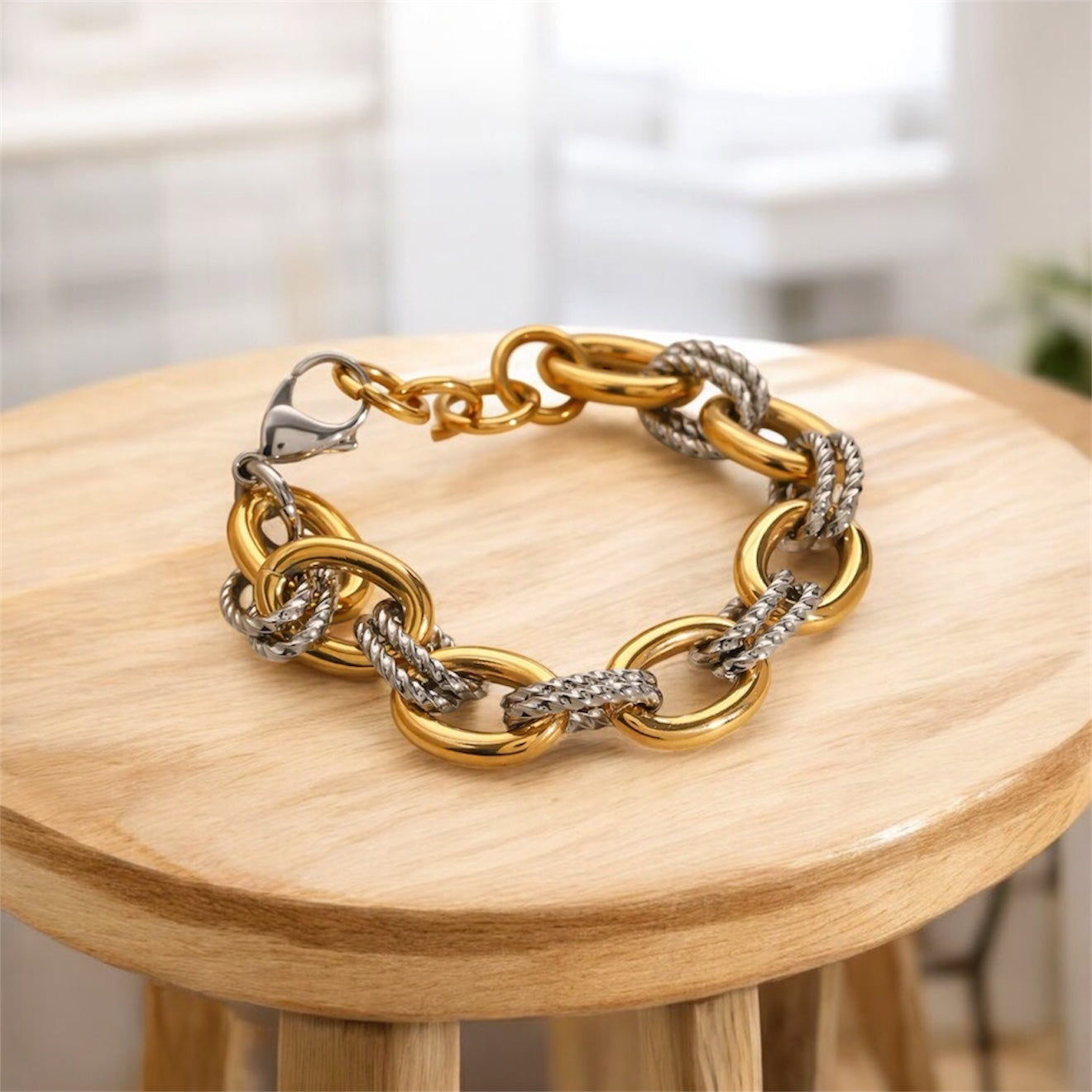 David Two Tones Bracelet