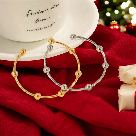 Gold And Silver Cuff Bracelet