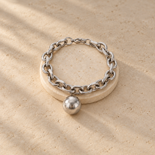 The Ball Silver Bracelet