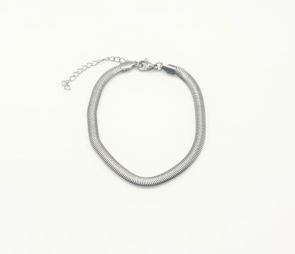 Silver Snake Bracelet