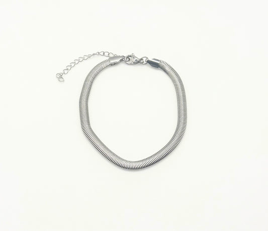 Silver Snake Bracelet