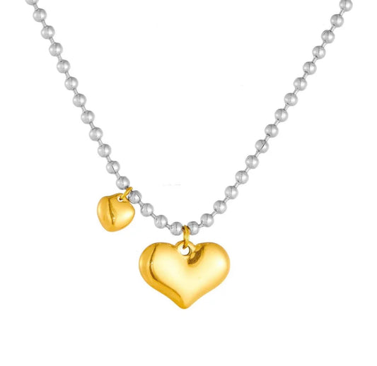Bicolor Heart Chain