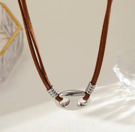 Mocha Luxe Silver Set