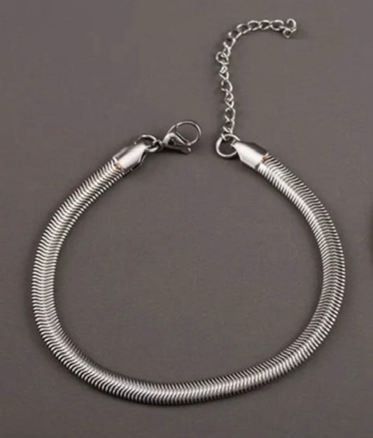 Silver Snake Bracelet