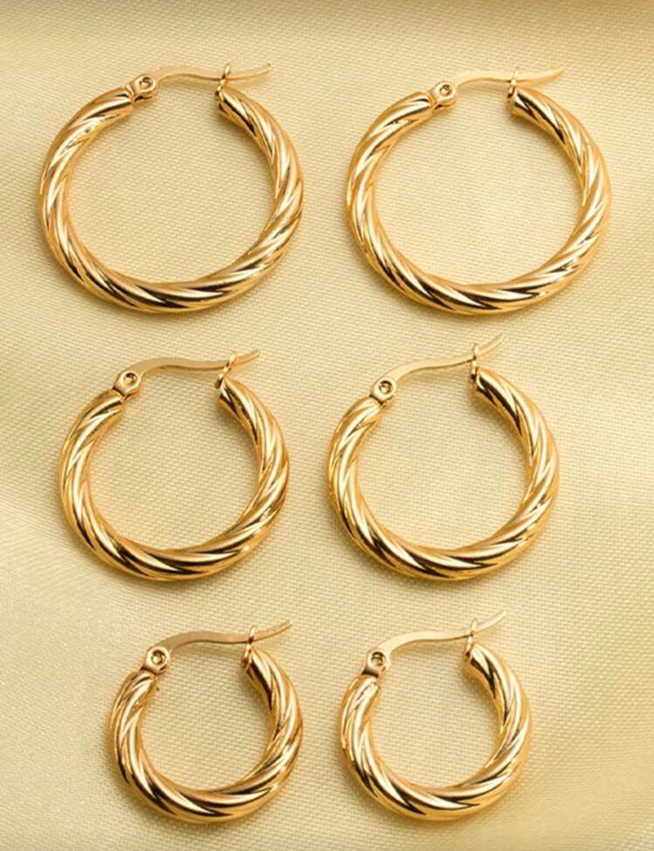 Classic Braided Hoop Earrings