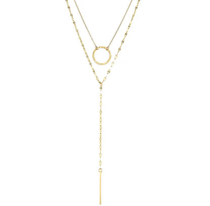 Layered Y Necklace
