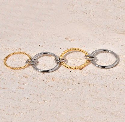 Luna Interlock Two-Tone Ring